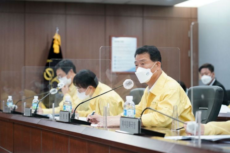 이승로 성북구청장 재난안전대책회의 주재 태풍 ‘힌남노’ 만전 대응 지시