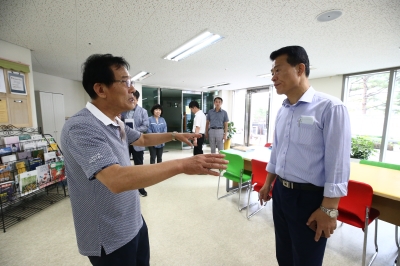길음1동 현장방문(작은도서관 어울림북터_지하철 환풍기)
