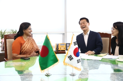 주한 방글라데시 대사 구청장 접견