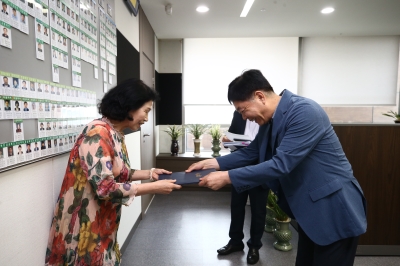 성북구립취타대 신규단원 위촉장 수여