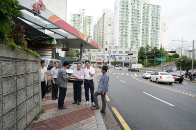 도로다이어트 사업지 현장방문