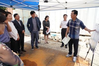 장위석관지역 세대통합형 보건지소 건립 현장방문