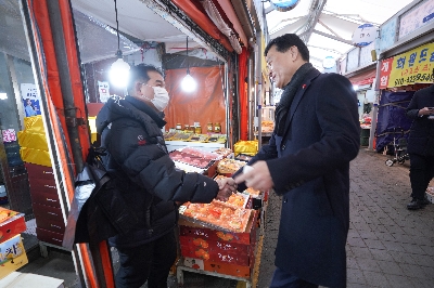 설 맞이 전통시장 방문 (장위전통시장, 돌곶이시장)