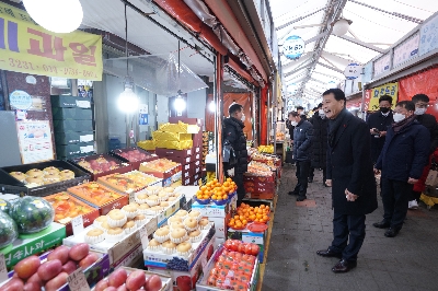 설 맞이 전통시장 방문 (장위전통시장, 돌곶이시장)