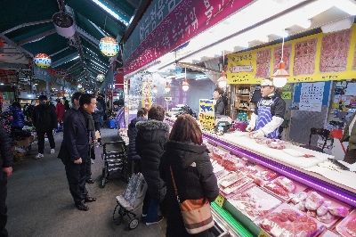 설 맞이 전통시장 방문 (장위전통시장, 돌곶이시장)
