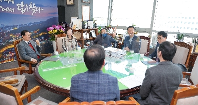 시 유공납세자 표창장 전달식