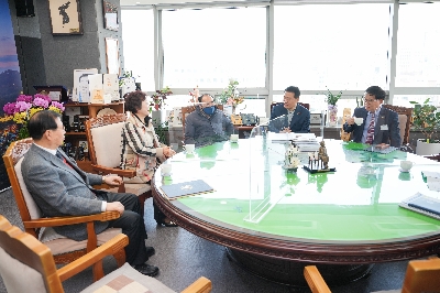 시 유공납세자 표창장 전달식