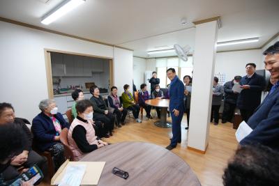 새해맞이 경로당 신년인사 정릉3동경로당
