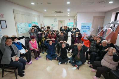 새해맞이 경로당 신년인사 래미안세레니티경로당