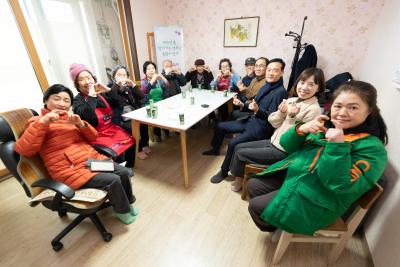 새해맞이 경로당 방문 정릉2차대주피오레
