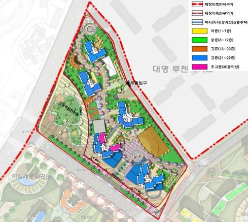 장위2구역 배치도